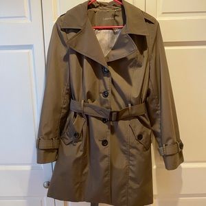 Calvin Klein tan trench coat - size M